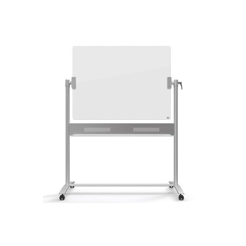 1903943 NOBO PIZARRA MÁGNETICA MÓVIL 120X90CM CRISTAL BLANCO BRILLANTE