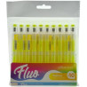 FL153 OFFICE BOX MARCADOR FLUORESCENTE FLUO RECARGABLE AMARILLO PACK 10 UD