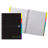 400088331 OXFORD CUADERNO EUROPEANBOOK 5 &YOU 100H A4+ 5X5 CON 5 PESTAÑAS TAPA EXTRADURA NEGRO