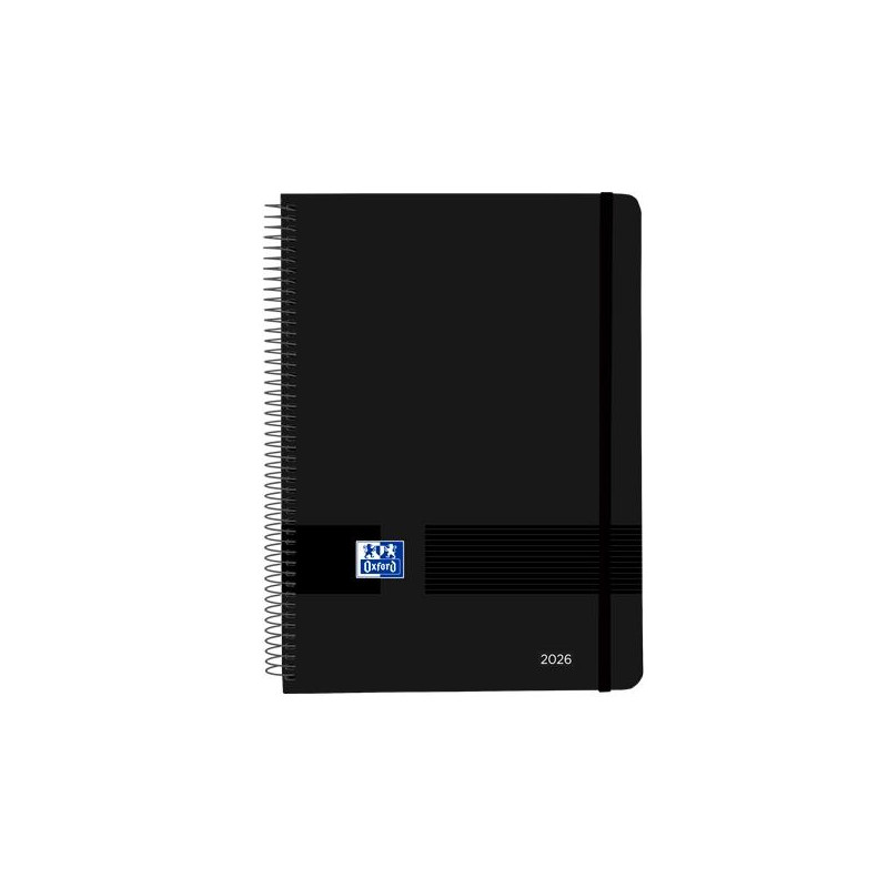 400201731 OXFORD AGENDA ANUAL LIVE&GO ESPIRAL A5 128H SV NEGRO 2026