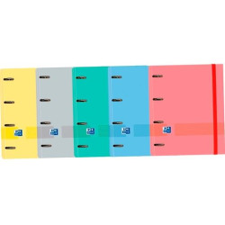 400149415 OXFORD & YOU TE CARPETA ANILLAS EUROPEANBINDER  4 X 35MM C/ RECAMBIO 100H 5X5 A4+ SURTIDOS