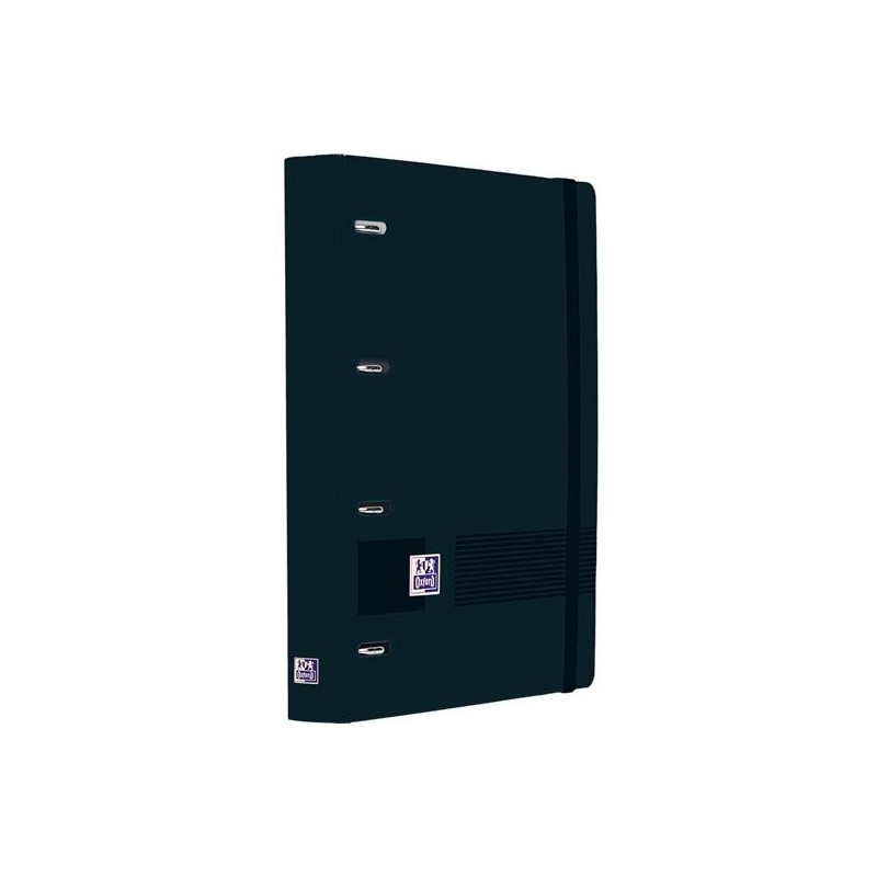 400198250 OXFORD EUROPEANBINDER LIVE&GO CARPETA ANILLAS 4X35 A4+ C/RECAMBIO 1 LÍNEA WRITE&ERASE POLYFOAM NEGRO