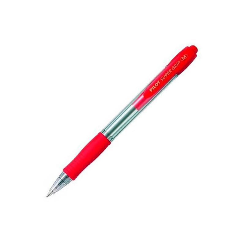 BPGP-10R-M-R PILOT BOLÍGRAFO SUPERGRIP M ROJO CUERPO ROJO