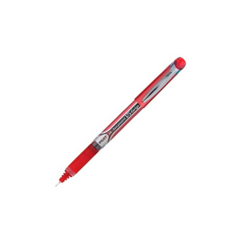 BXGPN-V5-R PILOT ROLLER TINTA LÍQUIDA V-5 GRIP HI-TECPOINT ROJO