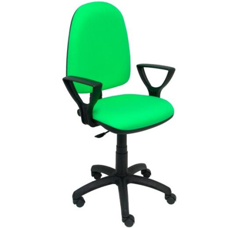 04CPBALI22BGOLF PIQUERAS Y CRESPO SILLA AYNA GIRATORIA C.PERMANENTE BRAZOS FIJOS TEJIDO BALI VERDE PISTACHO