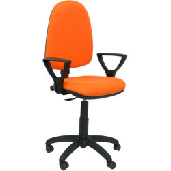 04CPBALI308BGOLF PIQUERAS Y CRESPO SILLA AYNA GIRATORIA C.PERMANENTE BRAZOS FIJOS TEJIDO BALI NARANJA
