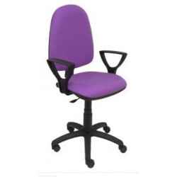 04CPBALI82BGOLF PIQUERAS Y CRESPO SILLA AYNA GIRATORIA C.PERMANENTE BRAZOS FIJOS TEJIDO BALI LILA