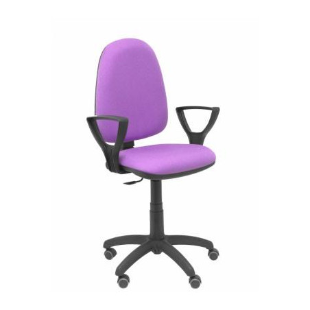 04CPBALI82BGOLFRP PIQUERAS Y CRESPO SILLA AYNA GIRATORIA C.PERMANENTE BRAZOS FIJOS RUEDAS DE PARQUÉ TEJIDO BALI LILA PÁLIDO