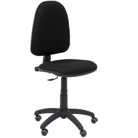 04CPBALI840RP PIQUERAS Y CRESPO SILLA AYNA GIRATORIA C.PERMANENTE RUEDAS DE PARQUÉ TEJIDO BALI NEGRO