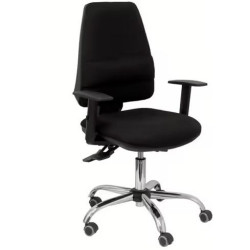 14ASB840B10CRRPL PIQUERAS Y CRESPO SILLA ELCHE GIRATORIA ASINCRO 24H BRAZOS REG. REFUERZO LUMBAR TEJIDO BALI NEGRO
