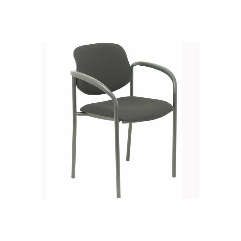 27NBALI840CB PIQUERAS Y CRESPO SILLA FIJA STYL B/FIJOS CHASIS NEGRO TEJIDO BALI NEGRO