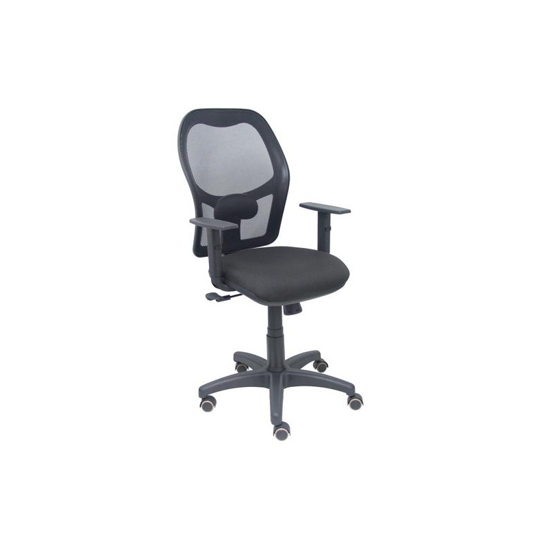 345SM840B840B10CRP PIQUERAS Y CRESPO SILLA ALOCÉN SINCRO B/REGULABLE RESPALDO DE MALLA NEGRO ASIENTO NEGRO