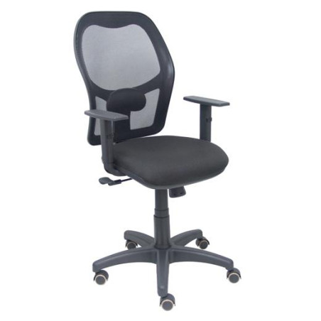 345SM840B840B10CRP PIQUERAS Y CRESPO SILLA ALOCÉN SINCRO B/REGULABLE RESPALDO DE MALLA NEGRO ASIENTO NEGRO