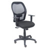 345SM840B840B10CRP PIQUERAS Y CRESPO SILLA ALOCÉN SINCRO B/REGULABLE RESPALDO DE MALLA NEGRO ASIENTO NEGRO