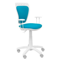34BCLMICRO31 PIQUERAS Y CRESPO SILLA JUVENIL MINISTYLE BLANCA MICRO AZUL