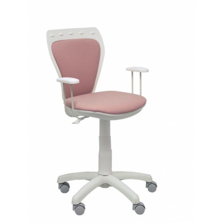 34CLBLE710RF PIQUERAS Y CRESPO SILLA JUVENIL MINISTYLE BLANCA MICRO ROSA