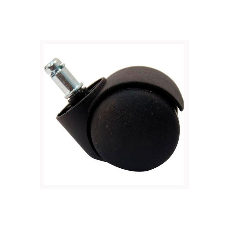 KIT1RF PIQUERAS Y CRESPO KIT DE 5 RUEDAS AUTOFRENANTE PARA SILLA PERNO 11MM NEGRO