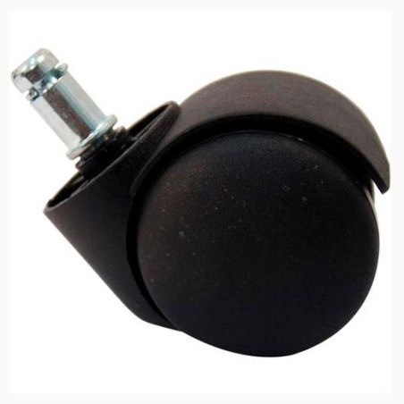 KIT1RF PIQUERAS Y CRESPO KIT DE 5 RUEDAS AUTOFRENANTE PARA SILLA PERNO 11MM NEGRO