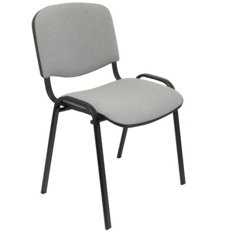 PACK126PTNA40 PIQUERAS Y CRESPO PACK DE 1 SILLA FIJA APILABLE ISO TAPIZADA ARAN GRIS