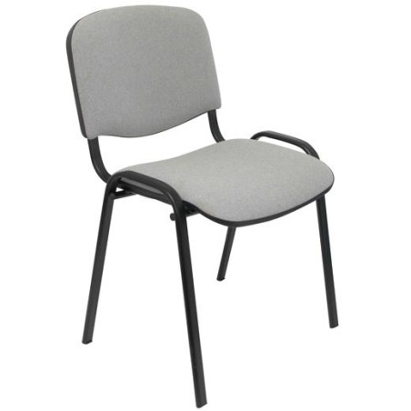 PACK226PTNA40 PIQUERAS Y CRESPO PACK DE 2 SILLAS FIJAS APILABLES ISO TAPIZADA ARAN GRIS