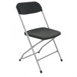 PACK5314NE PIQUERAS Y CRESPO PACK DE 5 SILLAS PLEGABLE ALUMINIO Y PP SIN BRAZOS NEGRO