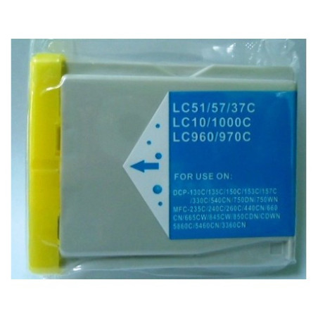 Compatible Brother  LC 1000/LC970/LC960  Cyan Cartucho de Tinta