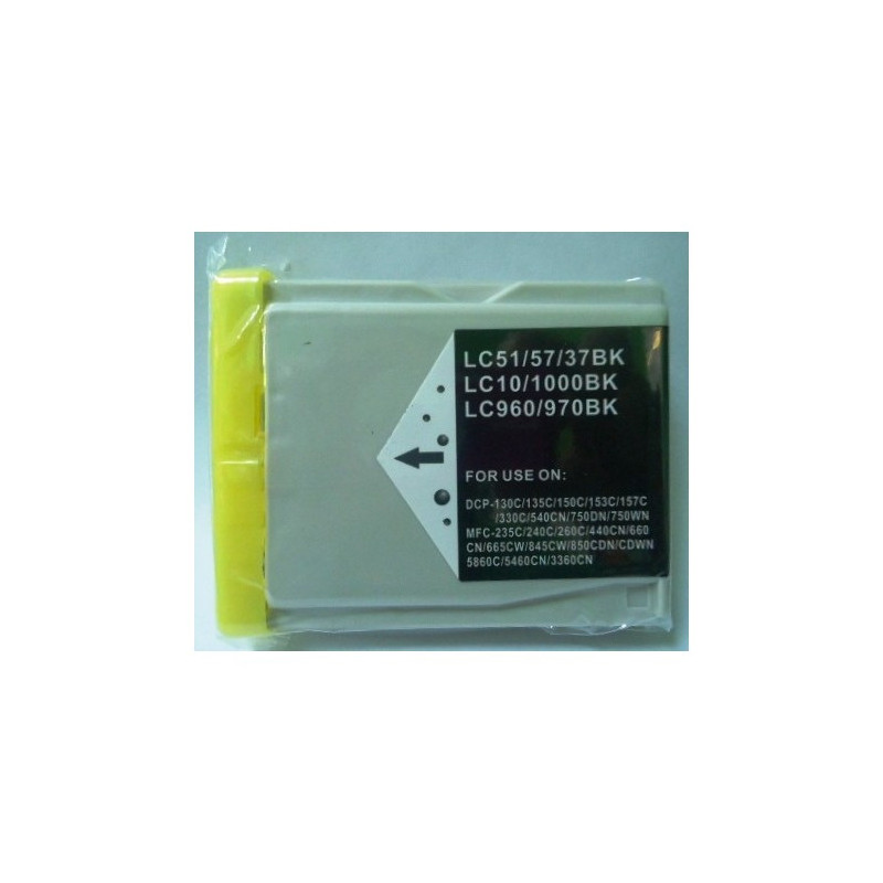 Compatible Brother LC 1000/LC970/LC960 Black  Cartucho de Tinta