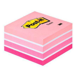7100172384 POST-IT CUBO DE NOTAS MULTICOLOR 5X90 HOJAS 76X76 TONOS ROSA PASTEL