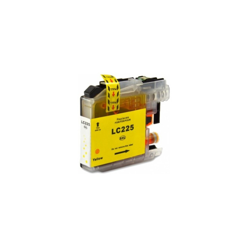 Compatible Brother LC 225XL Yellow Cartucho de Tinta