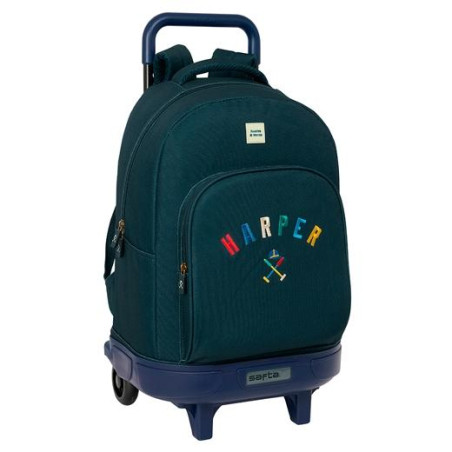 612459918 SAFTA MOCHILA GRANDE CON RUEDAS COMPACT EXTRAÍBLE HARPER & NEYER