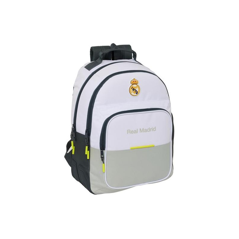 612554773 SAFTA MOCHILA DOBLE CON CANTONERAS ADAPT.CARRO REAL MADRID EQUIPACIÓN 25/26
