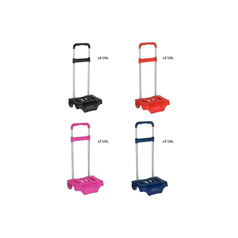 905 ROJO SAFTA PORTAMOCHILAS MOD.905 TROLLEY COLOR ROJO