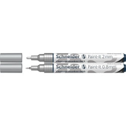 ML06011501 SCHNEIDER ROTULADOR METÁLICO CROMADO PAINT-IT 2 CHROME PUNTAS DE 0.8MM/2MM ESTUCHE 2 UD