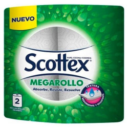 5029053028651 SCOTTEX ORIGINAL PAPEL DE COCINA MEGARROLLO PACK DE 2U