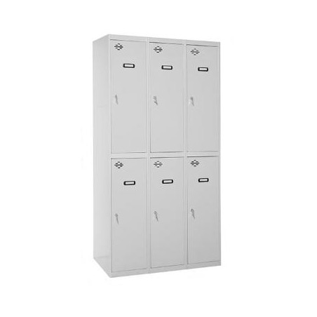 8435104935095 SIMONRACK TAQUILLA METÁLICA SIMONLOCKER PROF. MON. TANDEM 3/6 300 (900) 180X90X50CM GRIS