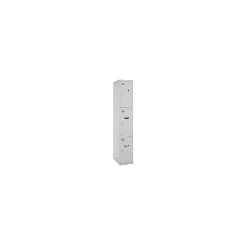 8435104935125 SIMONRACK CASILLERO METÁLICO SIMONLOCKER 3P MONOBLOQUE 1/3 1800X300X500 GRIS
