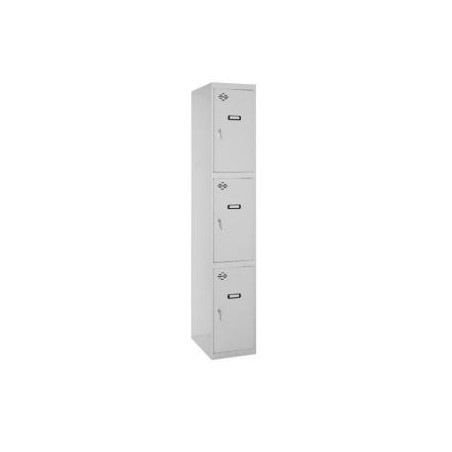 8435104935125 SIMONRACK CASILLERO METÁLICO SIMONLOCKER 3P MONOBLOQUE 1/3 1800X300X500 GRIS