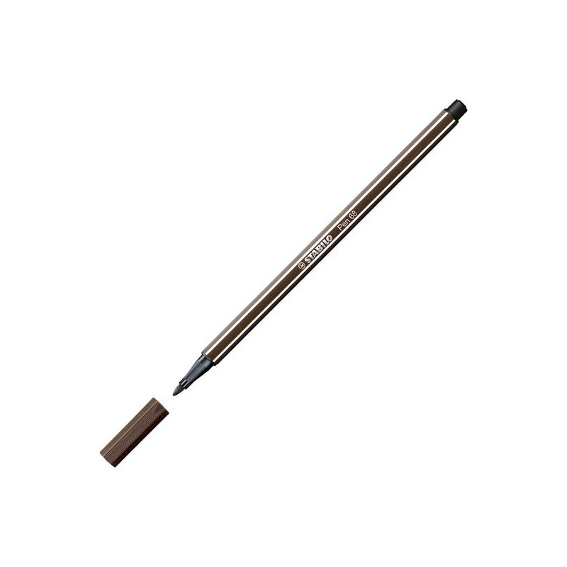 68/65 STABILO ROTULADOR PEN 68 OCRE CAJA 10 UD