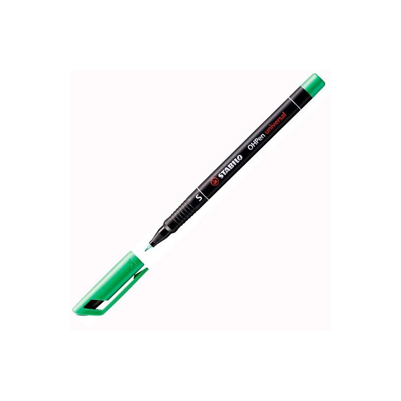 843/36 STABILO MARCADOR PERMANENTE OHPEN UNIVERSAL PUNTA MEDIA 1.0MM VERDE