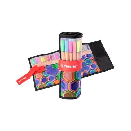 8825-071-20 STABILO ROTULADORES POINT 88 ARTY LINE C/SURTIDOS ESTUCHE ROLLERSET 25 UD