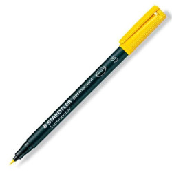 313-1 STAEDTLER ROTULADOR PERMANENTE LUMOCOLOR 313-1 S AMARILLO