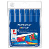340 WP6-3 STAEDTLER ROTULADOR GRUESO NORIS CLUB AZUL ESTUCHE 6 UD