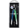 556 00-MA1 STAEDTLER COMPÁS METÁLICO DE PRECISIÓN MARS CON AJUSTE POR RUEDA AZUL/VERDE MENTA