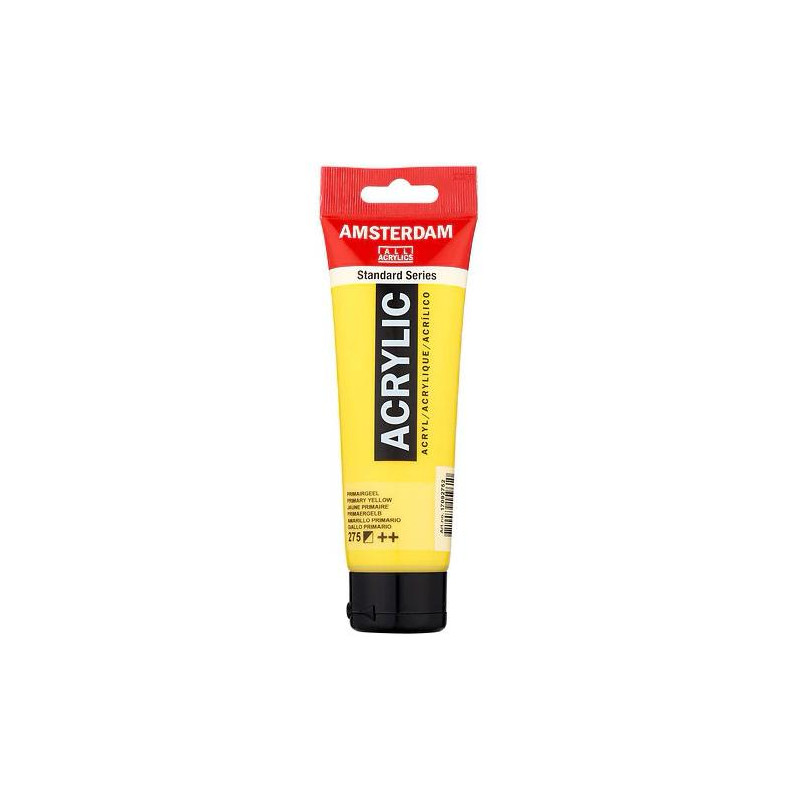17092752 TALENS AMSTERDAM STANDARD SERIES COLORES ACRÍLICOS TUBO 120ML AMARILLO PRIMARIO