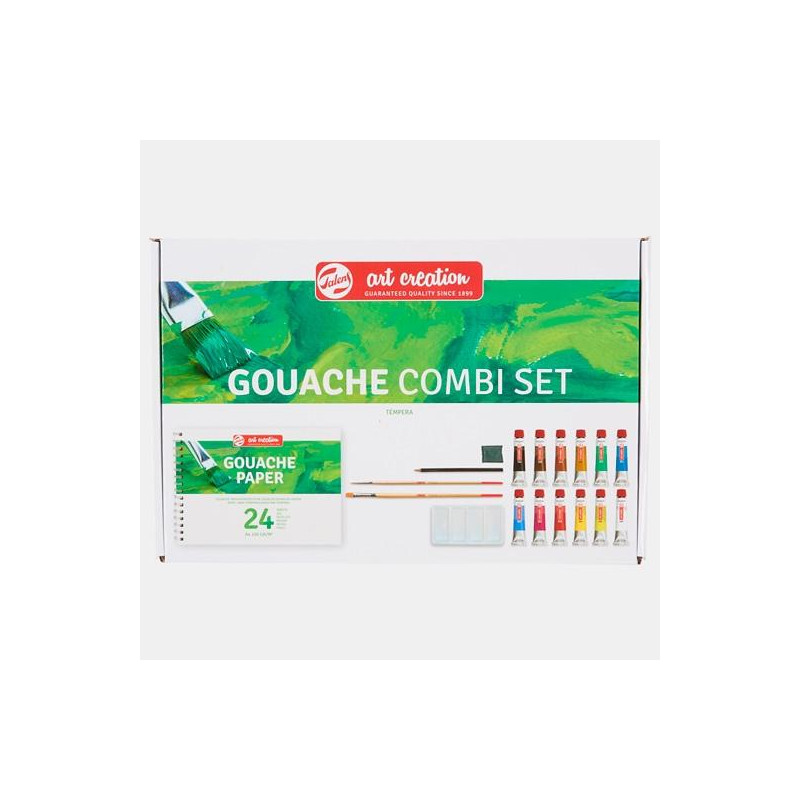 9011613M TALENS ART CREATION SET GOUACHE COMBI 12 TUBOS X 12ML COLORES SURTIDOS