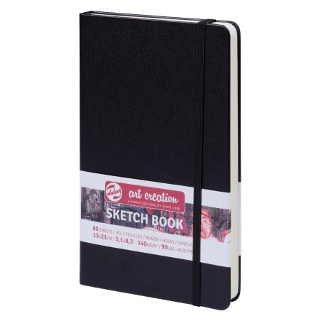 9314002M TALENS ARTS CREATION CUADERNO BOCETOS 13X21CM 80H 140GR NEGRO