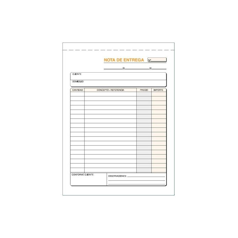 T-57 TALONARIO ENTREGAS CUARTO NATURAL