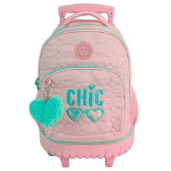 T911-1056 TOYBAGS TROLLEY FIJO BLIN BLIN CHIC COMPACTO DOBLE CUERPO GRAN CAPACIDAD 44X34X24CM