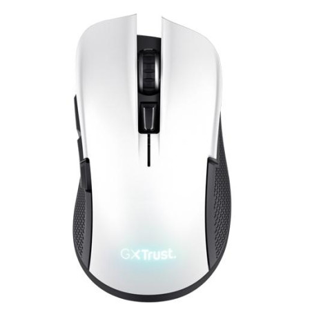 24889 TRUST RATÓN GAMING GXT 923W INALÁMBRICO RECARGABLE 7200 DPI 6 BOTONES DIESTRO ILUMINACIÓN LED BLANCO