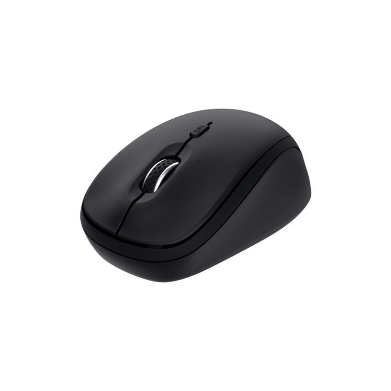 25440 TRUST RATÓN OPTICO INALAMBRICO Y BLUETOOTH YVI+ 1600 DPI NEGRO 3 DISPOSITIVOS
